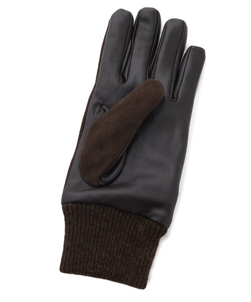 tk.TAKEO KIKUCHI（ティーケータケオキクチ）の「◆【スマホ対応】スエード×リブグローブ（手袋・メンズ・ブラック/ネイビー/ダークブラウン・00）」の7枚目の写真