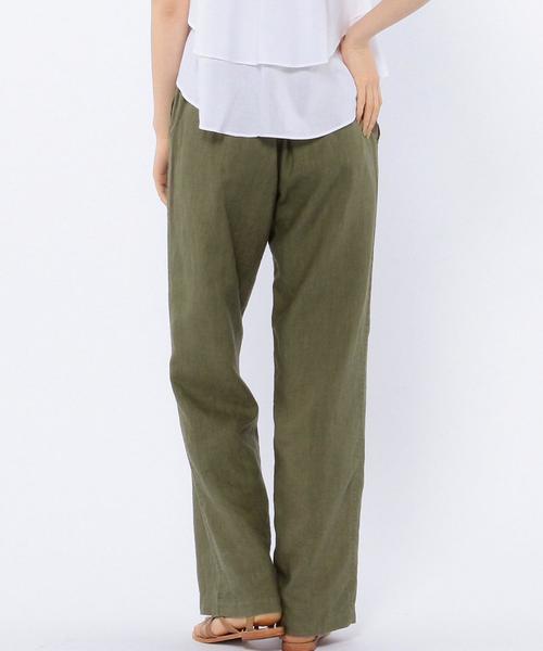 Another Edition（アナザーエディション）の「ソリッドイージーパンツ/AEBC SOLID EASY PT◆（その他パンツ・レディース・オリーブ/ライトブルー・ﾌﾘ-/フリー）」の3枚目の写真