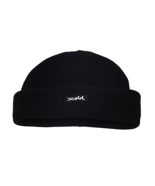 X-girl(エックスガール)の「3WAY KNIT CAP(ニットキャップ/ビーニー・レディース・オフホワイト/ブルー/ブラック・ONE SIZE)」の4枚目の写真