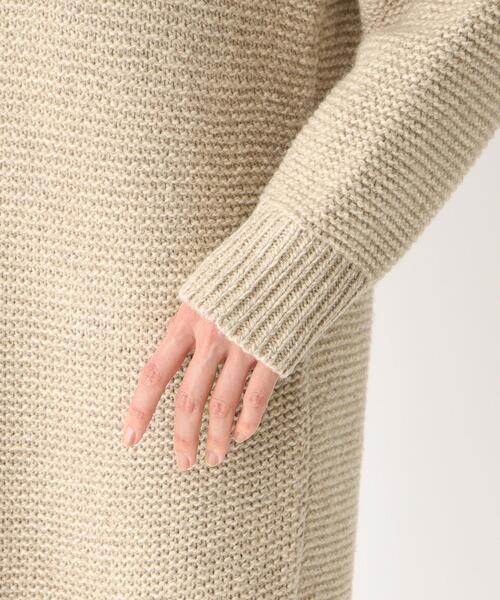 OPAQUE.CLIP（オペークドットクリップ）の「◆MIXローゲージニットワンピース（ワンピース・レディース・ベージュ系3/ライトグリーン系・00）」の20枚目の写真