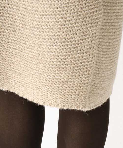 OPAQUE.CLIP（オペークドットクリップ）の「◆MIXローゲージニットワンピース（ワンピース・レディース・ベージュ系3/ライトグリーン系・00）」の21枚目の写真