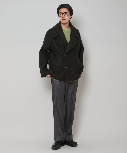 ALAND（エーランド）の「3.3 Field Trip／オーバーショートコート 2181275（ダウンジャケット/コート・メンズ・ブラック・22.5cm）」の6枚目の写真