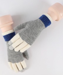 DAY CLOSET（デイ クローゼット）の「レディース スマホタッチパネル対応トマルチカラー裏起毛リブ手袋（手袋）」