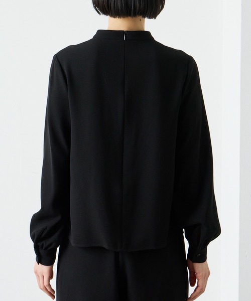 AIMER(エメ)の「【喪服・礼服・WEB限定】Vネックノーカラージャケット・プチハイネックブラウス・ワイドパンツ 3点セット ブラックフォーマルアンサンブル(スーツセット・レディース・ブラック・7号/9号/11号/13号/15号/17号)」の22枚目の写真