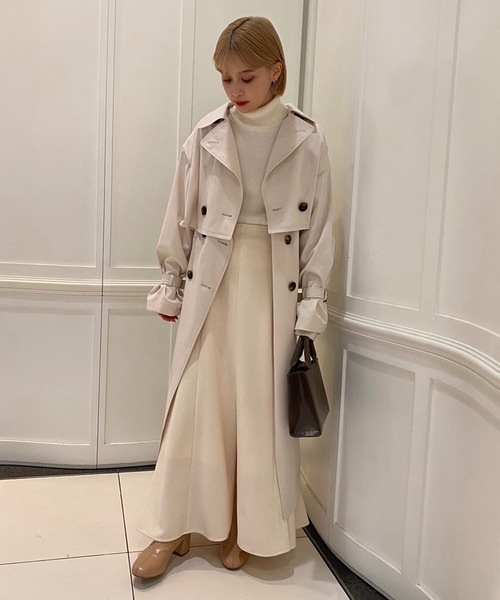 セール】【ZOZO限定】ジレにもショートトレンチにも/大人可愛い