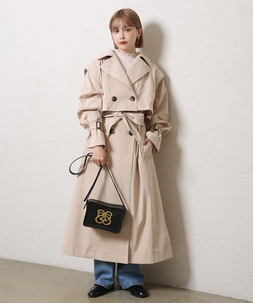 セール】【ZOZO限定】ジレにもショートトレンチにも/大人可愛い