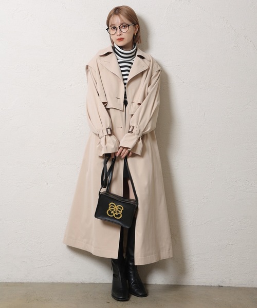 セール】【ZOZO限定】ジレにもショートトレンチにも/大人可愛い