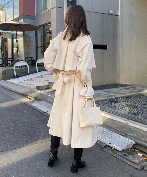 セール】【ZOZO限定】ジレにもショートトレンチにも/大人可愛い