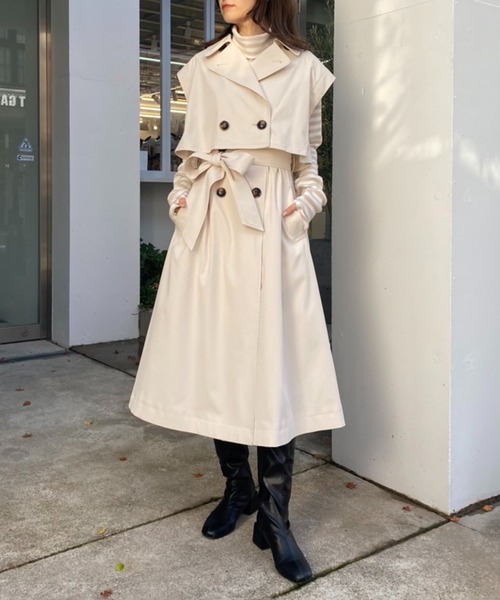 セール】【ZOZO限定】ジレにもショートトレンチにも/大人可愛い