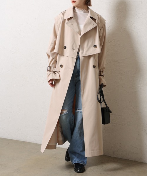 セール】【ZOZO限定】ジレにもショートトレンチにも/大人可愛い