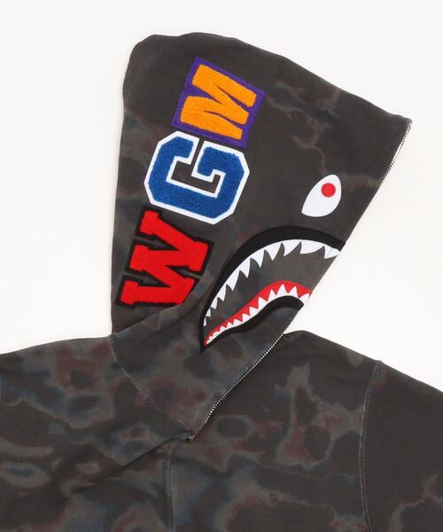 A BATHING APE（アベイシングエイプ）の「BAPE THERMOGRAPHY SHARK FULL ZIP HOODIE  M（パーカー・メンズ・ブラック・XXX-LARGE/XX-LARGE/X-LARGE/LARGE/MEDIUM/SMALL）」の7枚目の写真