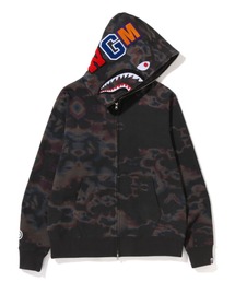 BAPE THERMOGRAPHY SHARK FULL ZIP HOODIE  M