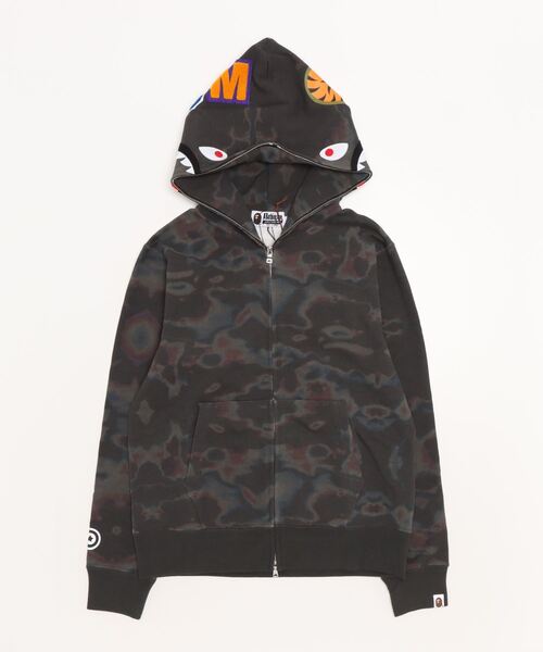 A BATHING APE（アベイシングエイプ）の「BAPE THERMOGRAPHY SHARK FULL ZIP HOODIE  M（パーカー・メンズ・ブラック・XXX-LARGE/XX-LARGE/X-LARGE/LARGE/MEDIUM/SMALL）」の8枚目の写真