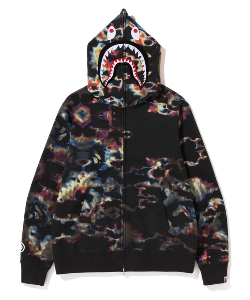 A BATHING APE（アベイシングエイプ）の「BAPE THERMOGRAPHY SHARK FULL ZIP HOODIE  M（パーカー・メンズ・ブラック・XXX-LARGE/XX-LARGE/X-LARGE/LARGE/MEDIUM/SMALL）」の3枚目の写真