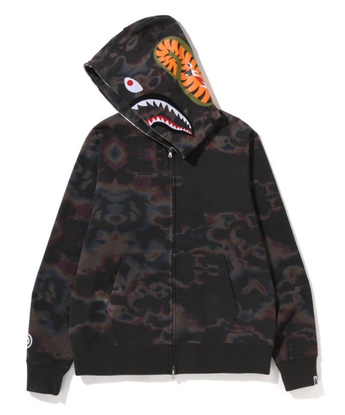 A BATHING APE（アベイシングエイプ）の「BAPE THERMOGRAPHY SHARK FULL ZIP HOODIE  M（パーカー・メンズ・ブラック・XXX-LARGE/XX-LARGE/X-LARGE/LARGE/MEDIUM/SMALL）」の2枚目の写真