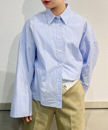 ビッグカフス カットオフシャツ