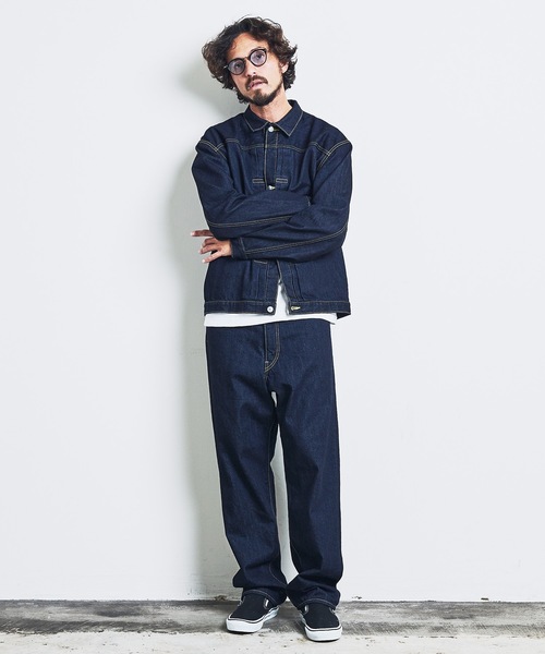 Magine（マージン）の「12oz CRUNCH DENIM BIG G-JKT:クランチ デニム