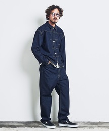 【Magine-マージン】クランチ デニム ビッグ Gジャケット　Mサイズ Magine（マージン）の「12oz CRUNCH DENIM BIG G-JKT:クランチ
