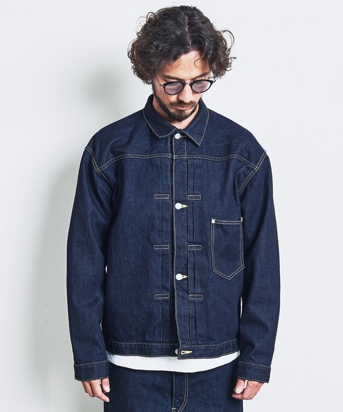 Magine（マージン）の「12oz CRUNCH DENIM BIG G-JKT:クランチ デニム