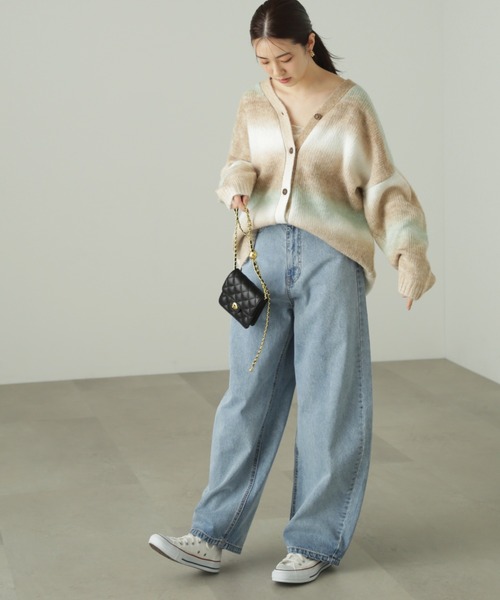 FREE'S MART（フリーズマート）の「◆2Wayキルティングミニバッグ（ショルダーバッグ・レディース・ブラック/ホワイト/イエロー/ブルー・ﾌﾘ-）」の6枚目の写真