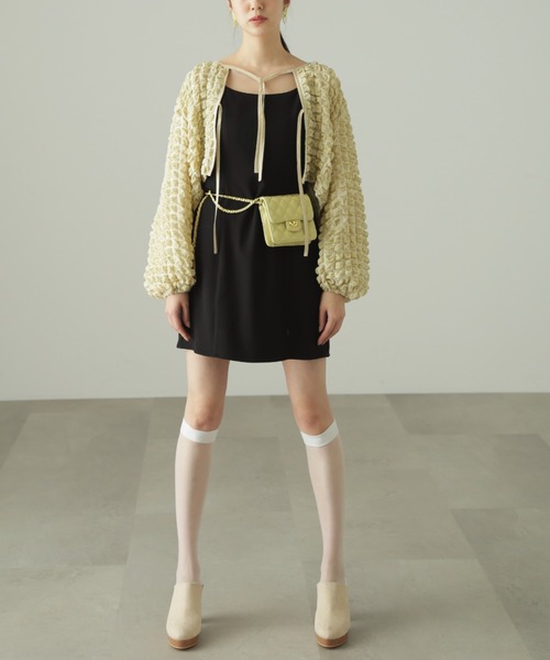 FREE'S MART（フリーズマート）の「◆2Wayキルティングミニバッグ（ショルダーバッグ・レディース・ブラック/ホワイト/イエロー/ブルー・ﾌﾘ-）」の11枚目の写真