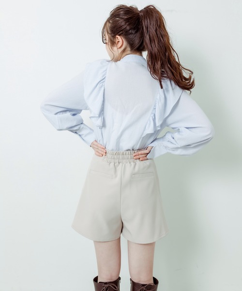 OLIVE des OLIVE（オリーブデオリーブ）の「Bigリボンボウタイブラウス（シャツ/ブラウス・レディース・オフホワイト/サックスブルー/ホワイト・FREE）」の21枚目の写真