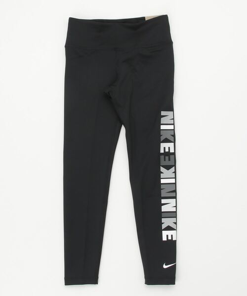 NIKE(ナイキ)の「NIKE/ナイキ Dri-FIT ワン ジュニア キッズ レギンス DZ0766-010(レギンス/スパッツ・キッズ・ブラック×ホワイト・130cm/140cm/150cm/160cm)」の7枚目の写真
