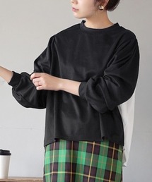 ポンチ バックプリーツ プルオーバー