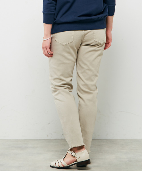 MELROSE claire（メルローズ クレール）の「【Healthy denim H.Salt Midrise Tapered】（デニムパンツ・レディース・ライトインディゴブルー/ライトグレー/インディゴブルー・1/4/3/2）」の6枚目の写真