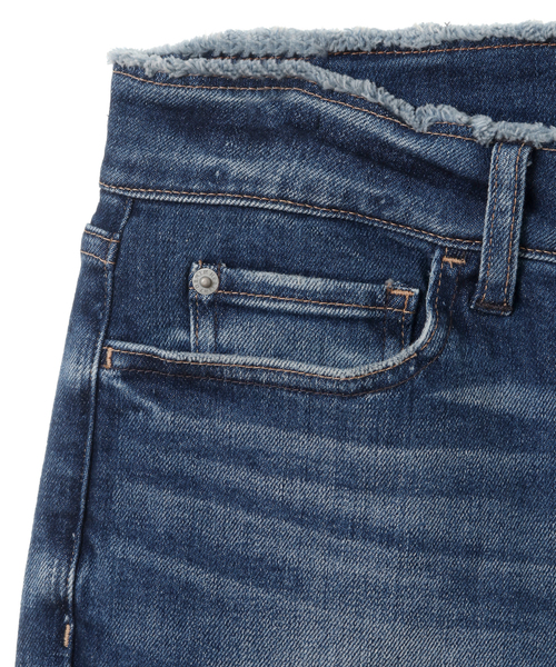 MELROSE claire（メルローズ クレール）の「【Healthy denim H.Salt Midrise Tapered】（デニムパンツ・レディース・ライトインディゴブルー/ライトグレー/インディゴブルー・1/4/3/2）」の14枚目の写真