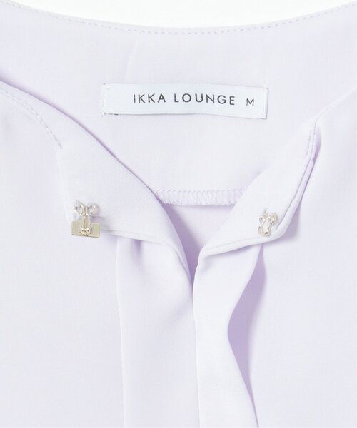 IKKA LOUNGE(イッカラウンジ)の「【洗濯機で洗える】ゴールドパーツブラウス(シャツ/ブラウス・レディース・ライラック/オフホワイト・L/M)」の15枚目の写真