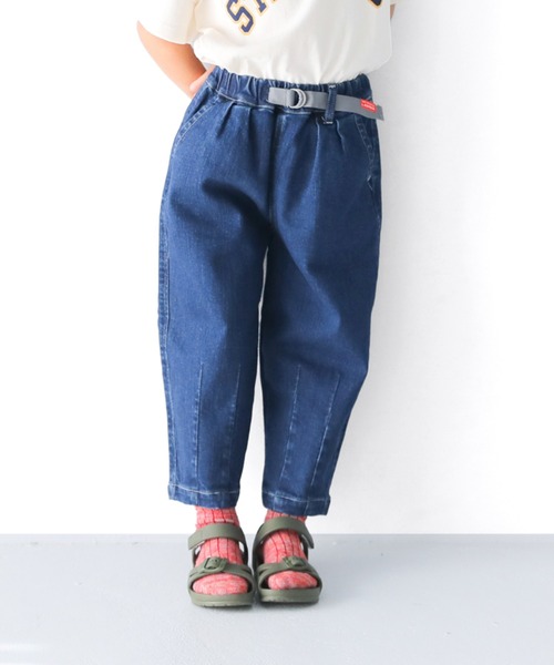 L.COPECK(エルコペック)の「デニム・チノシェフパンツ(デニムパンツ・キッズ・ブラック/ベージュ/カーキ/ネイビー・130cm/110cm/140cm/120cm/100cm)」の4枚目の写真