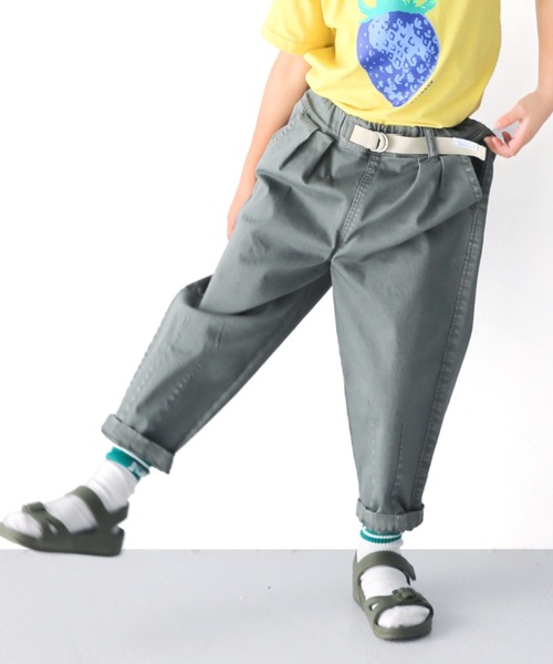 L.COPECK(エルコペック)の「デニム・チノシェフパンツ(デニムパンツ・キッズ・ブラック/ベージュ/カーキ/ネイビー・130cm/110cm/140cm/120cm/100cm)」の3枚目の写真
