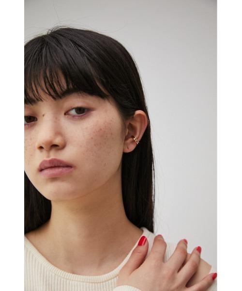 AZUL by moussy（アズールバイマウジー）の「CHUNKY METAL EARCUFF SET/チャンキーメタルイヤーカフセット（ピアス（両耳用）・レディース・ゴールド系その他/シルバー・FREE）」の17枚目の写真