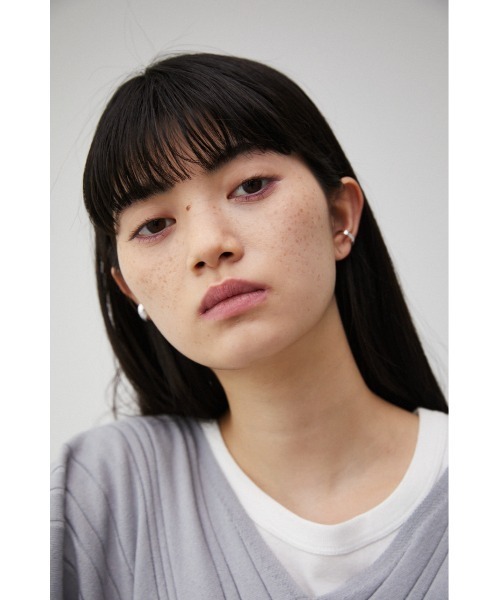 AZUL by moussy（アズールバイマウジー）の「CHUNKY METAL EARCUFF SET/チャンキーメタルイヤーカフセット（ピアス（両耳用）・レディース・ゴールド系その他/シルバー・FREE）」の10枚目の写真
