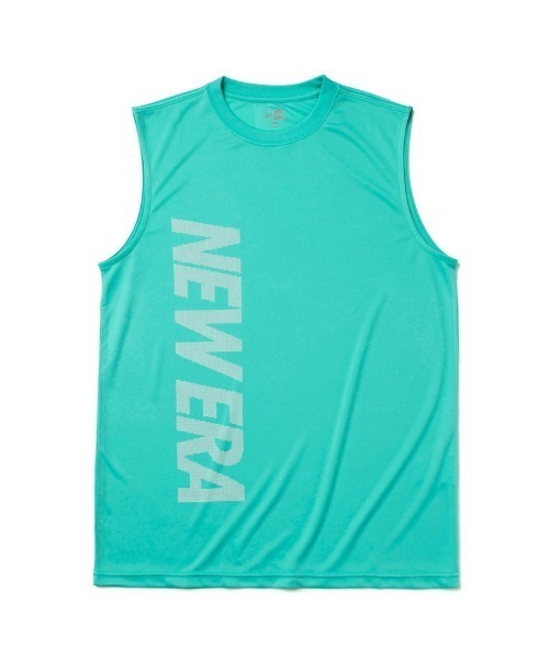 NEW ERA(ニューエラ)の「【ZOZOTOWN限定】NEW ERA/ニューエラ/NEW ERA PERFORMANCE/ニューエラパフォーマンス 吸汗速乾 タンクトップ/ノースリーブTシャツ 13516815/13516816/13516817(タンクトップ・メンズ・ホワイト/エメラルド/ブラック・L/XL/XXL/M)」の3枚目の写真