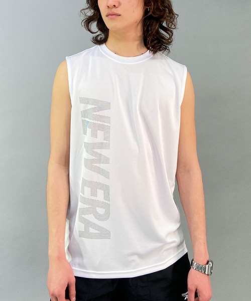 NEW ERA(ニューエラ)の「【ZOZOTOWN限定】NEW ERA/ニューエラ/NEW ERA PERFORMANCE/ニューエラパフォーマンス 吸汗速乾 タンクトップ/ノースリーブTシャツ 13516815/13516816/13516817(タンクトップ・メンズ・ホワイト/エメラルド/ブラック・L/XL/XXL/M)」の22枚目の写真
