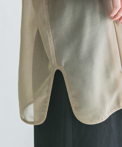 KBF（ケイビーエフ）の「デザインシアーシャツ（シャツ/ブラウス・レディース・ホワイト系その他/ベージュ系その他/オレンジ系その他・ONE）」の20枚目の写真