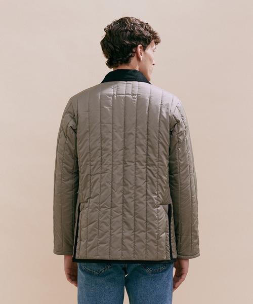 LAVENHAM（ラベンハム）の「VERTICAL QUILT DENHAM MENS / バーティカルキルト デンハム メンズ（その他アウター・メンズ・ベージュ系その他/ネイビー・S/M/L/XS）」の14枚目の写真