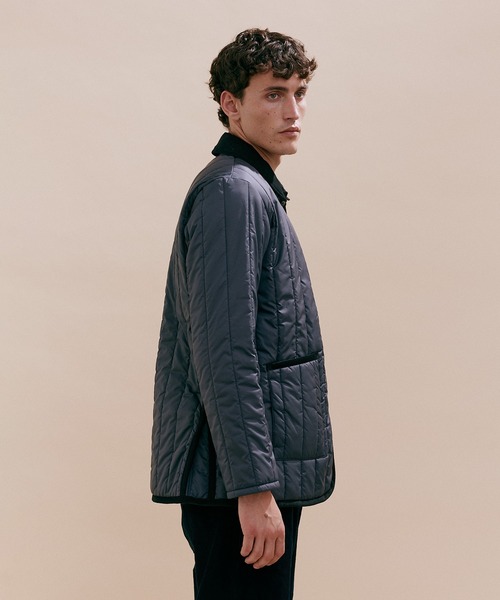 LAVENHAM（ラベンハム）の「VERTICAL QUILT DENHAM MENS / バーティカルキルト デンハム メンズ（その他アウター・メンズ・ベージュ系その他/ネイビー・S/M/L/XS）」の8枚目の写真
