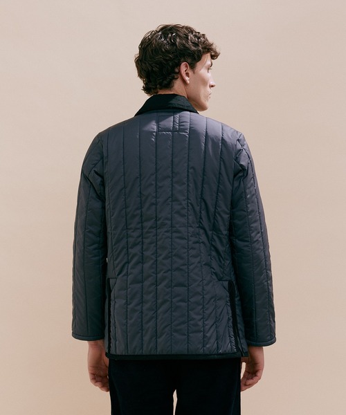LAVENHAM（ラベンハム）の「VERTICAL QUILT DENHAM MENS / バーティカルキルト デンハム メンズ（その他アウター・メンズ・ベージュ系その他/ネイビー・S/M/L/XS）」の7枚目の写真