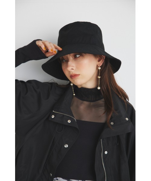 rienda（リエンダ）の「NEW ERA×riendaブレードバケットハット（ハット・レディース・ベージュ/ブラック・FREE）」の8枚目の写真