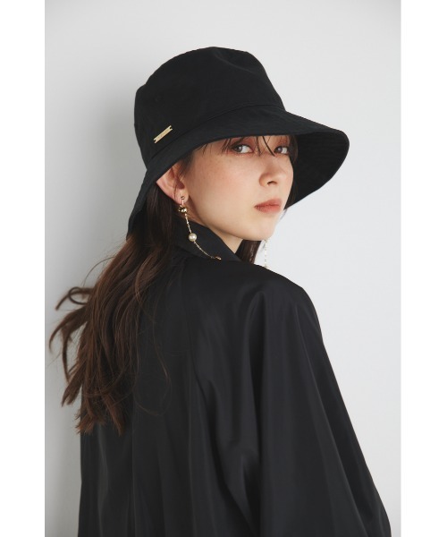 rienda（リエンダ）の「NEW ERA×riendaブレードバケットハット（ハット・レディース・ベージュ/ブラック・FREE）」の6枚目の写真