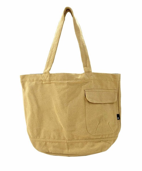 ROOTOTE(ルートート)の「ルートート/アップサイクルテキスタイル SN.ミディアム.リサイクルコットン-B(トートバッグ・レディース・ベージュ系その他/ブラック/テラコッタ/グレー/ロイヤルブルー/アイボリー/ターコイズブルー/カーキ/イエロー系その他・FREE)」の5枚目の写真