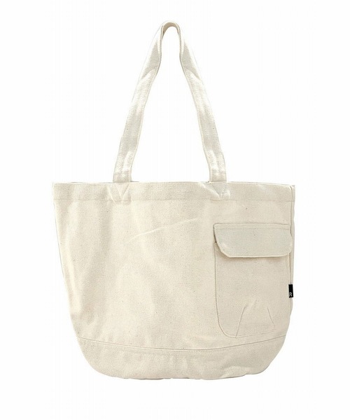 ROOTOTE(ルートート)の「ルートート/アップサイクルテキスタイル SN.ミディアム.リサイクルコットン-B(トートバッグ・レディース・ベージュ系その他/ブラック/テラコッタ/グレー/ロイヤルブルー/アイボリー/ターコイズブルー/カーキ/イエロー系その他・FREE)」の2枚目の写真