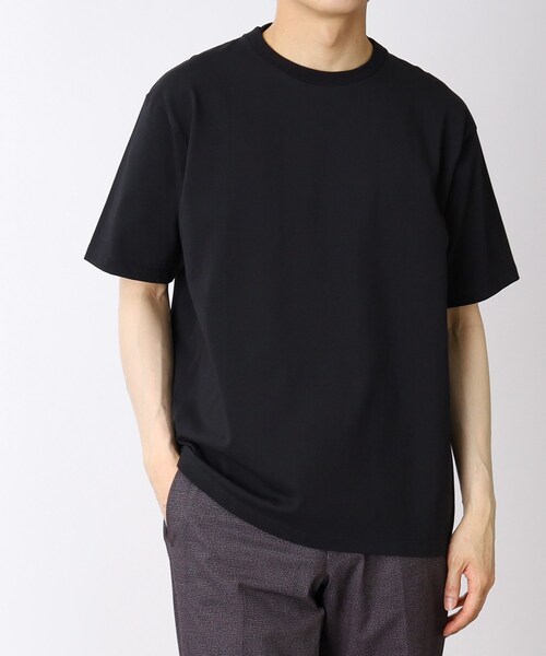 [美品]　the shop TK　洗える　伸縮　形態安定　ネイビー　Mサイズ the shop TK ジャケット 洗える 伸縮 形態安定 ネイビー Mサイズ