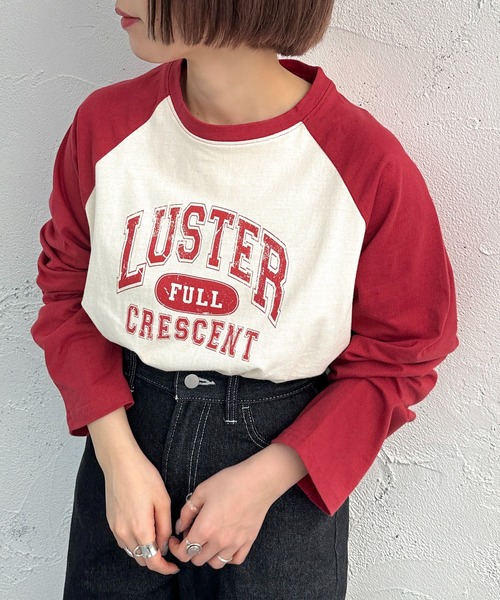 apres jour mignon(アプレジュールミニョン)の「ラグランTシャツ【ZOZOTOWN限定アイテム】(Tシャツ/カットソー・レディース・レッド/グリーン/ネイビー・フリー/X-LARGE)」の16枚目の写真