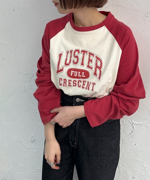 apres jour mignon(アプレジュールミニョン)の「ラグランTシャツ【ZOZOTOWN限定アイテム】(Tシャツ/カットソー・レディース・レッド/グリーン/ネイビー・フリー/X-LARGE)」の17枚目の写真