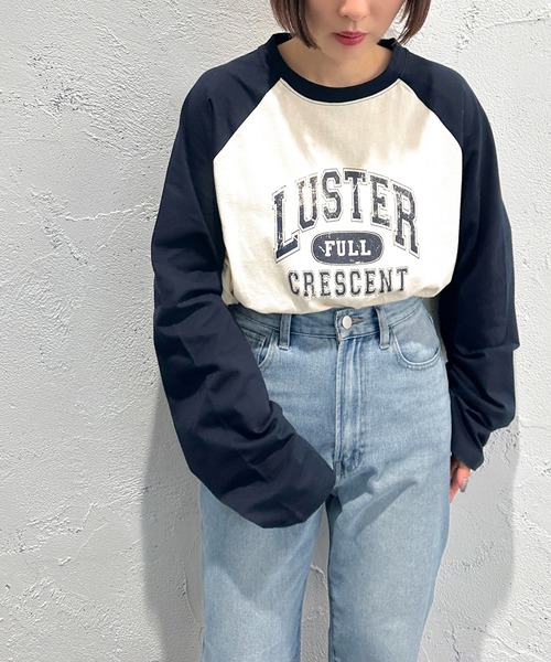 apres jour mignon(アプレジュールミニョン)の「ラグランTシャツ【ZOZOTOWN限定アイテム】(Tシャツ/カットソー・レディース・レッド/グリーン/ネイビー・フリー/X-LARGE)」の11枚目の写真