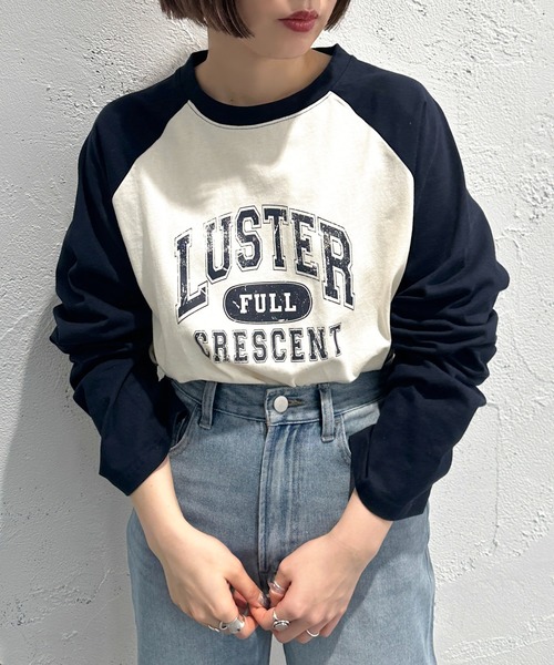 apres jour mignon(アプレジュールミニョン)の「ラグランTシャツ【ZOZOTOWN限定アイテム】(Tシャツ/カットソー・レディース・レッド/グリーン/ネイビー・フリー/X-LARGE)」の12枚目の写真